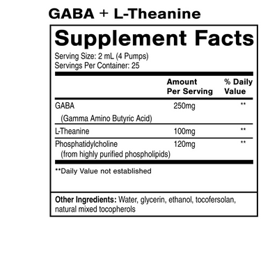 Liposomal GABA + L-Theanine